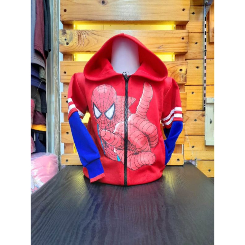 Jaket Anak Laki-Laki Superhero Spiderman/Kids Jacket/Jaket Anak Laki-laki/Jaket Anak/Jaket Anak Laki