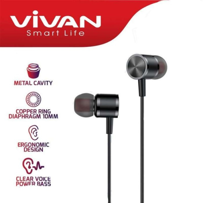 Headset VIVAN Q11S - BLACK