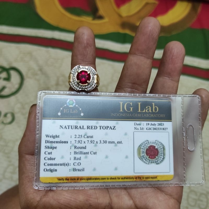 red topaz brazil batu akik