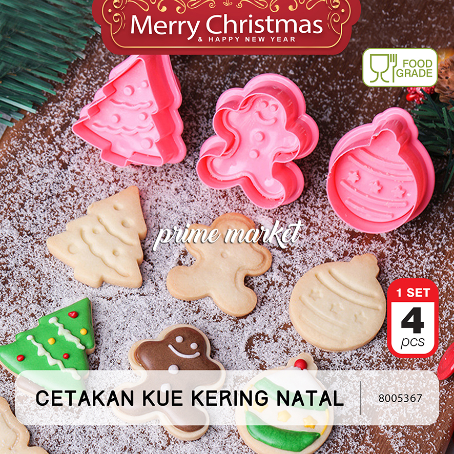 Cetakan Kue Kering Natal Cetakan Biskuit Christmas Cetakan Biskuit Natal Cake Mold Cookies Cutter Po