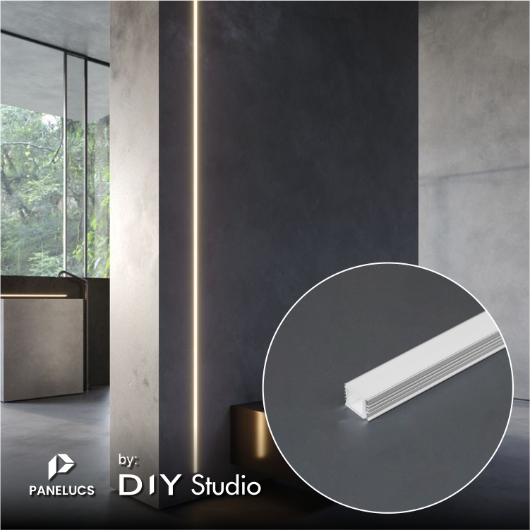 Panelucs cover led aluminium | lis lampu led | housing led strip