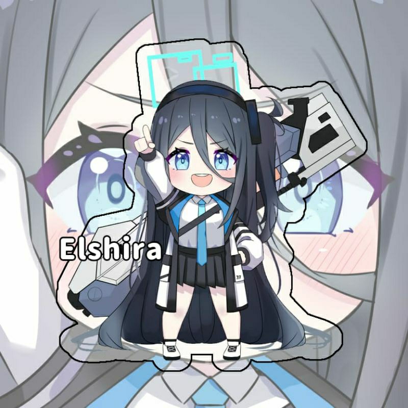 Gantungan Kunci Game Blue Archive Arisu - Keychain Game Blue Archive Arisu