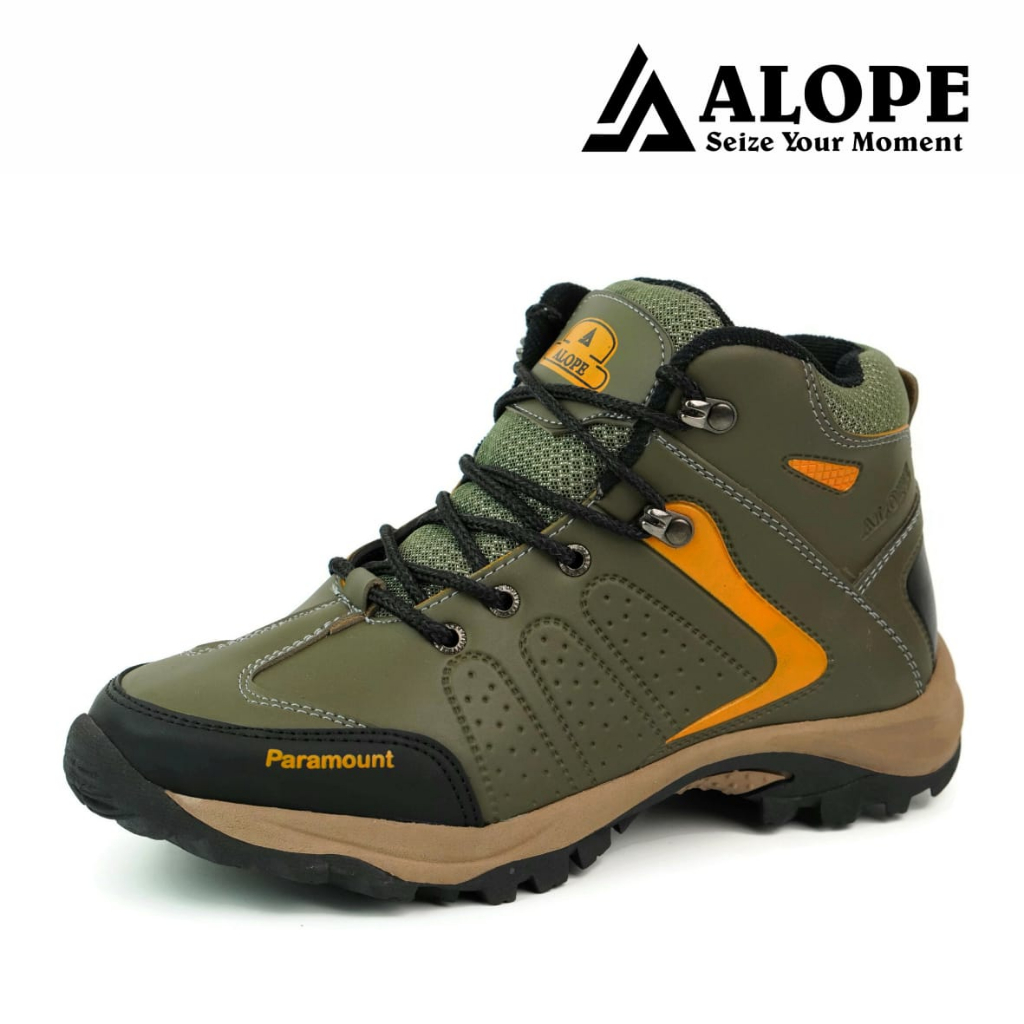 ALOPE - Sepatu alope sepatu F 01 sepatu hiking boots bahan kulit