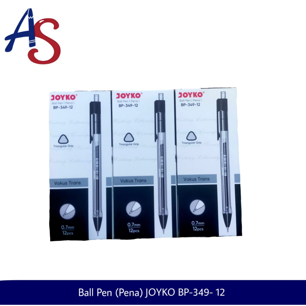 

Ball Pen (Pena) Joyko BP-349 Hitam / Joyko Pena
