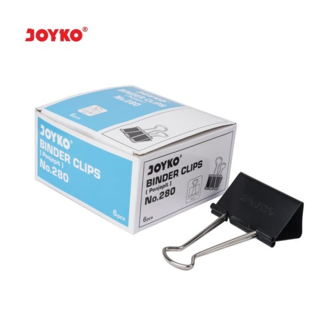 

Binder Clip No. 280 (60mm) / Merk Joyko