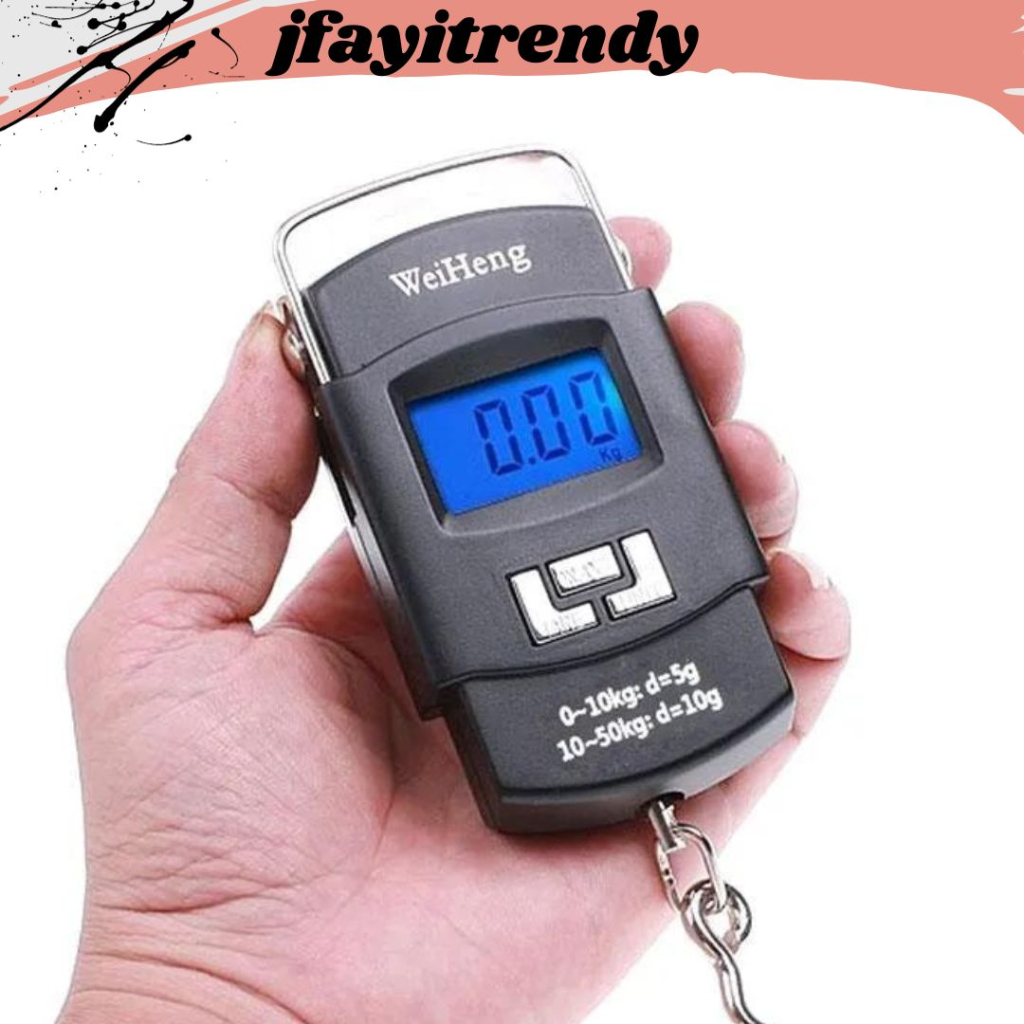TIMBANGAN GANTUNG DIGITAL 50KG|Timbangan Gantung Digital untuk Koper 50kg Timbangan Gantung