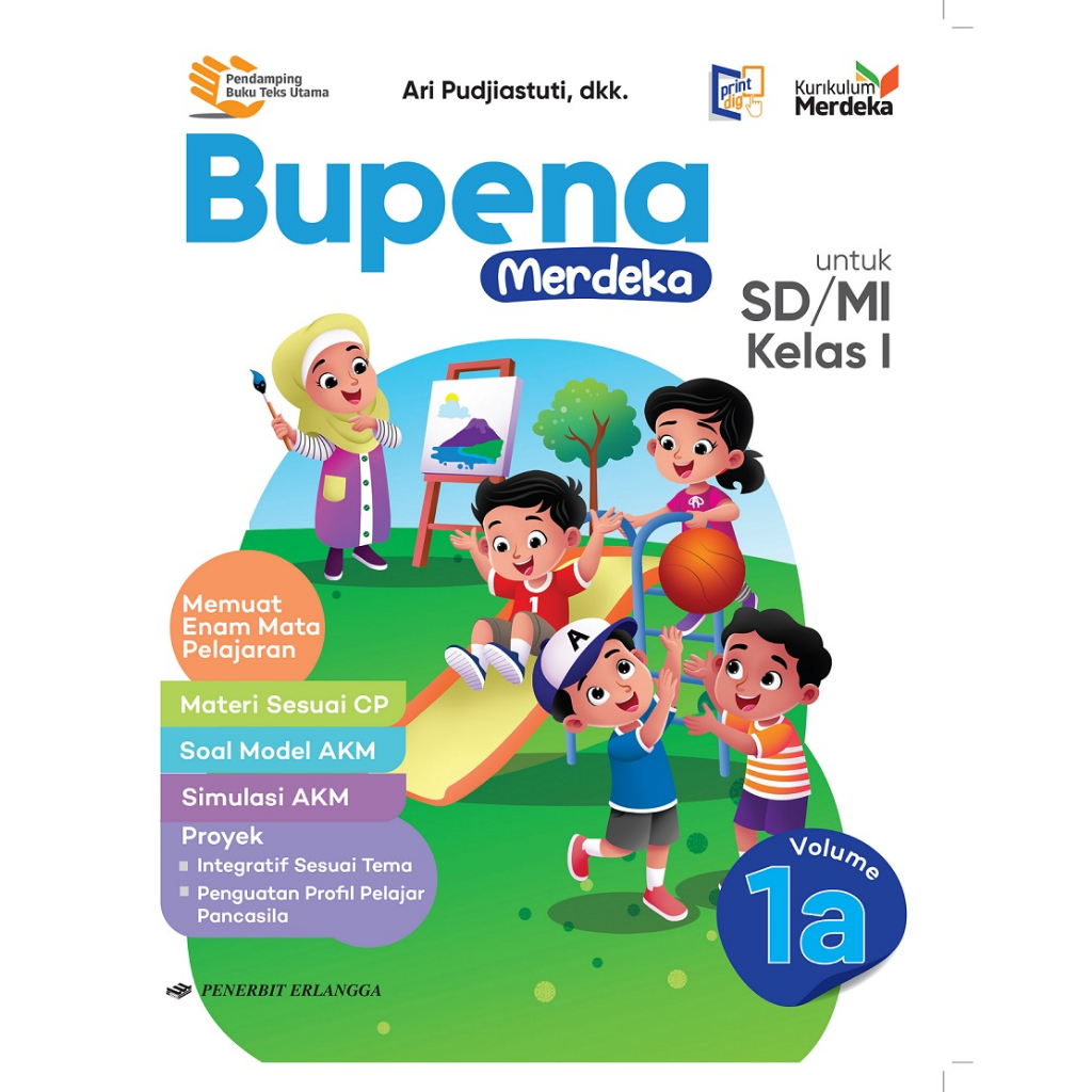 

BUPENA MERDEKA SD/MI kls 1 jld A-D dan kls 2 jld A-D/KM