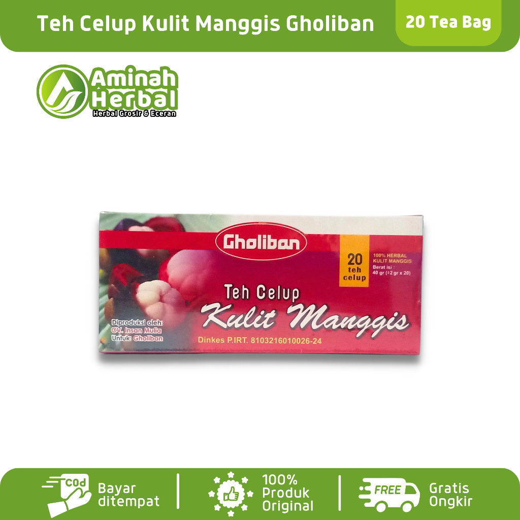 

Teh Celup Kulit Manggis Gholiban