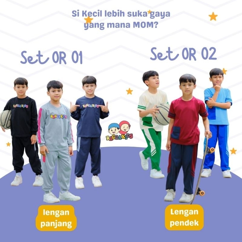 Setelan Anak Laki-Laki Baju Olahraga Ragga Kids