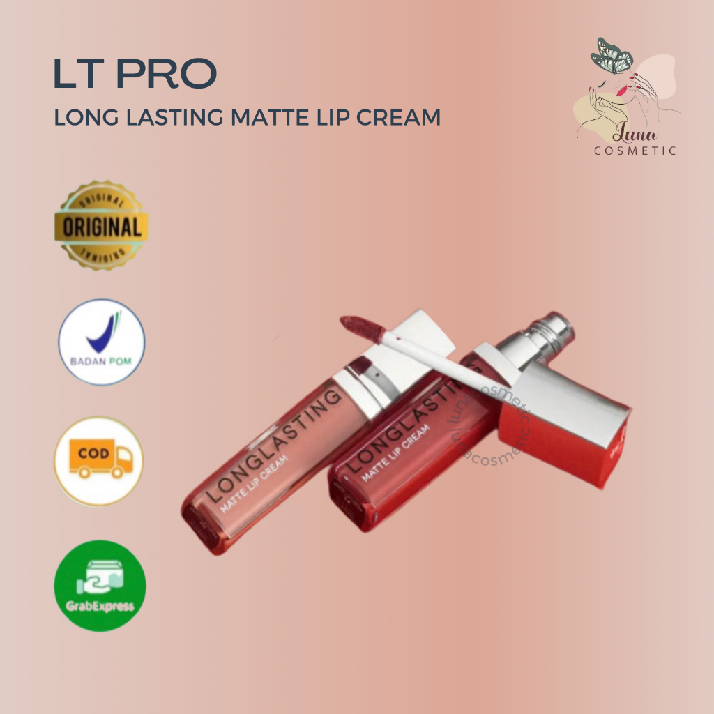 LT PRO Long Lasting Matte Lip Cream | Lipstick | Lip Matte | Lip Color | Tahan Lama | Waterproof