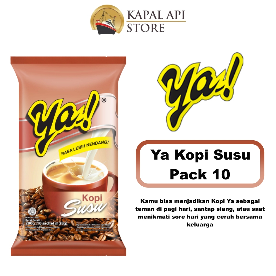 

YA bubuk kopi susu(renceng/10 sch)