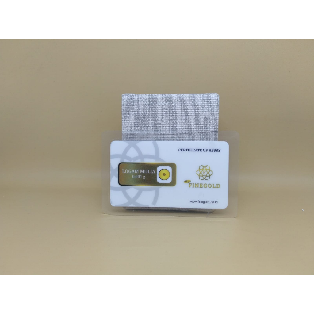 Logam Mulia Fine Gold 0.001 Gr 24K Fine Gold 999.9