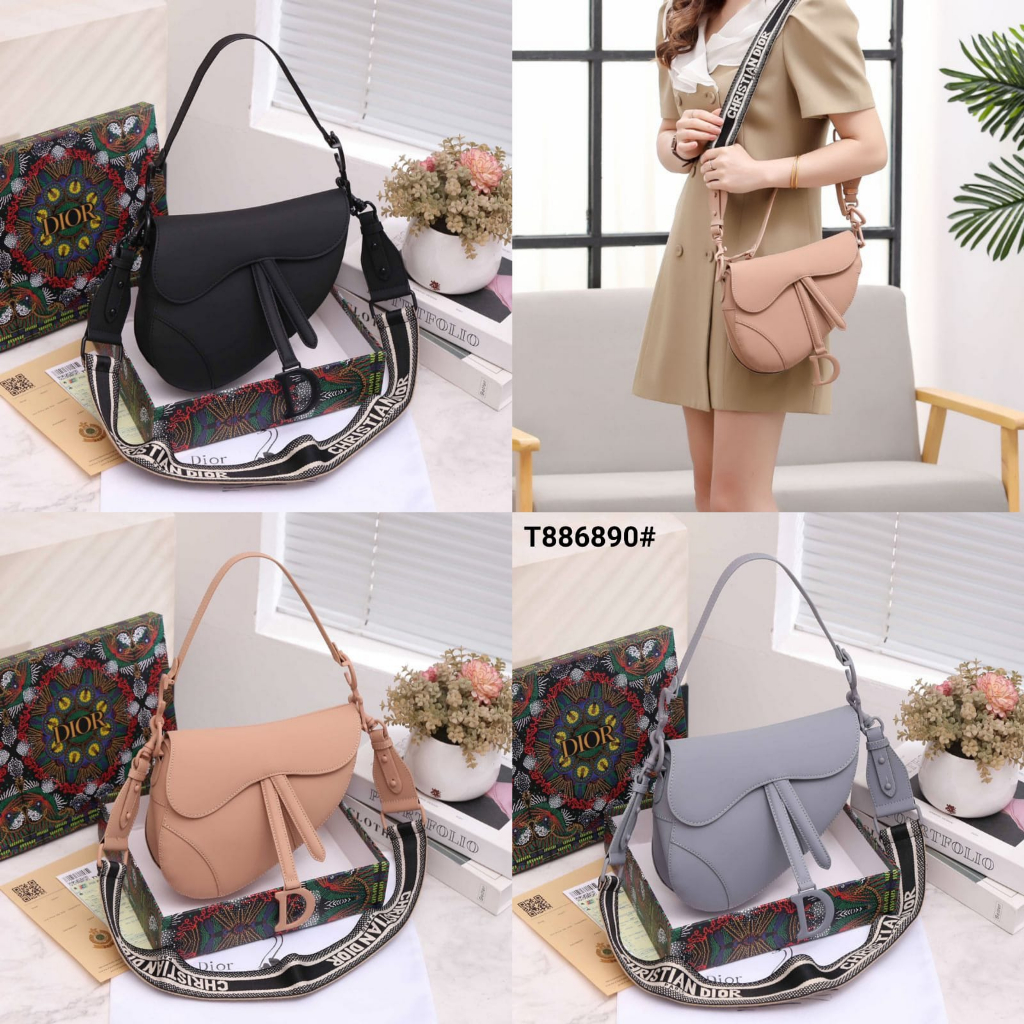 Tas Dior Saddle Matte Calfskin T886890  QAZ 94  batam impor original fashion branded reseller sale