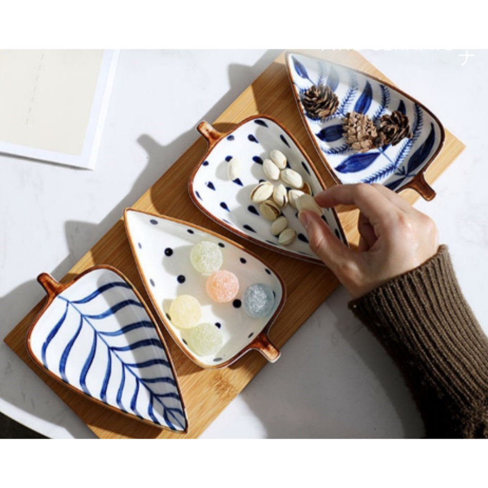 Set Piring keramik DAUN Piring Saji Keramik Wadah Saji Ceramic