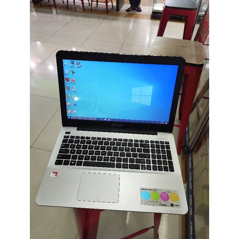 LAPTOP ASUS X555B AMD A9 RAM 8GB SSD 128GB+500GB Windows 10 TERBARU