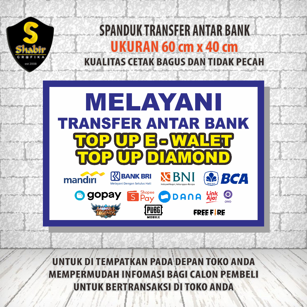 COD SPANDUK AGEN BRILINK MINI ATM TRANSFER & TARIK TUNAI