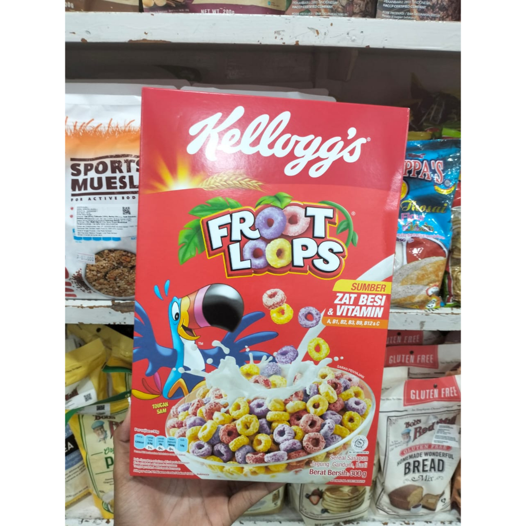 

kelloggs froot loops 300g impor thailand