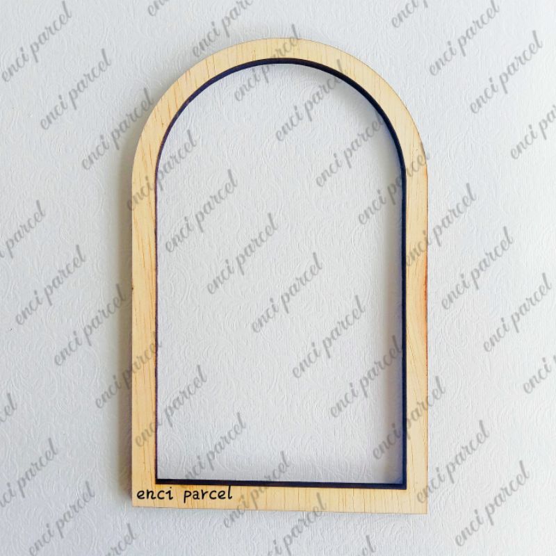 garis line dome jendela kubah lubang dekorasi hiasan mahar bahan triplek MDF pollywood