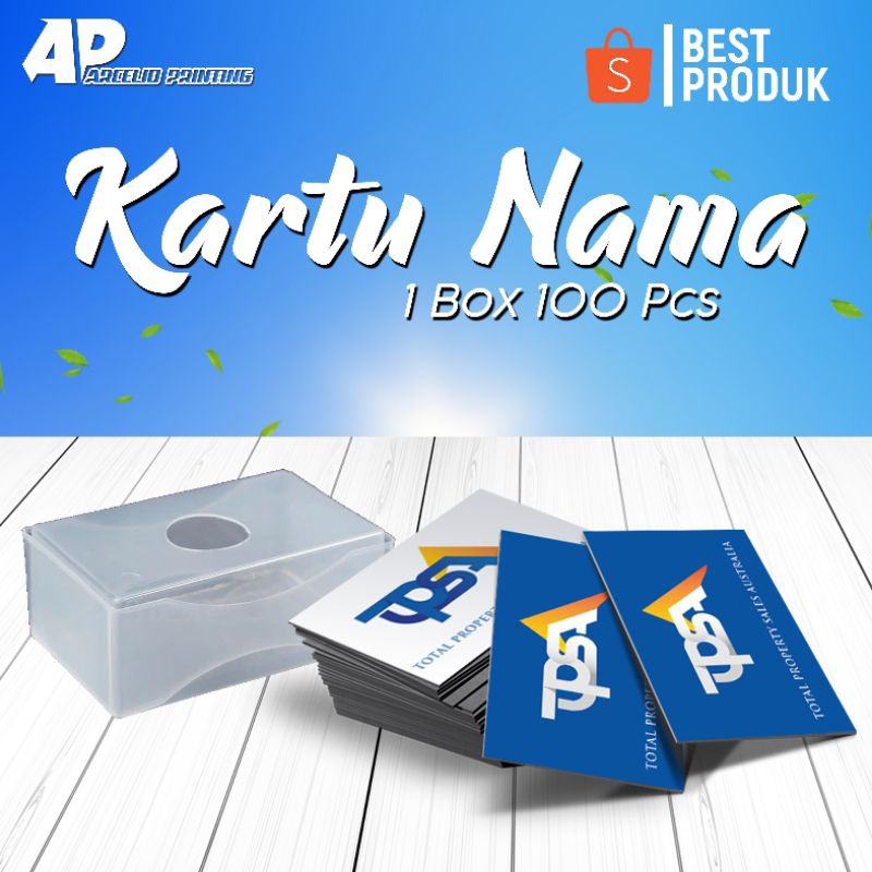 

Kartu Nama / Name Card Bahan Konstruk 260 Glossy