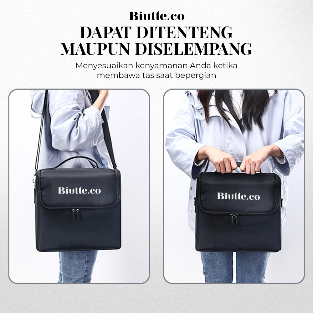 Tas Organizer Make Up Tas Nail art home service Rak perhiasan wanita