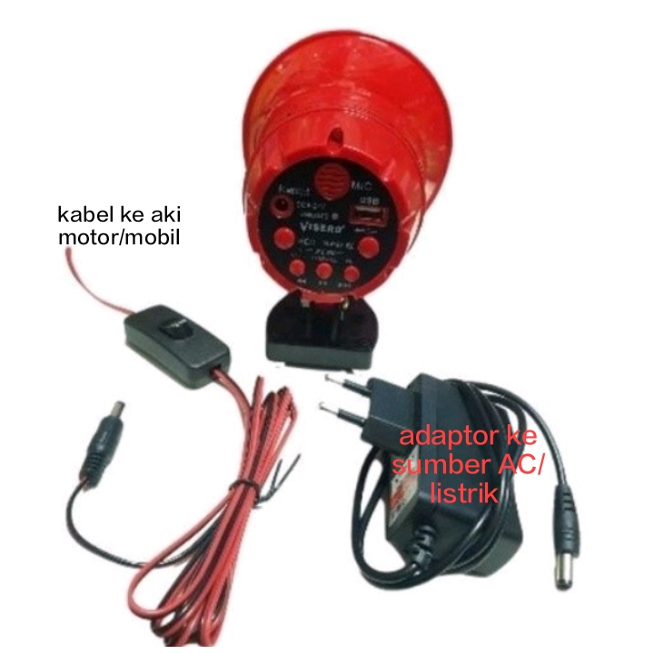 Speaker Jualan Keliling Speaker Pedagang Keliling visero VAM 11 Speaker Toa Bluetooth