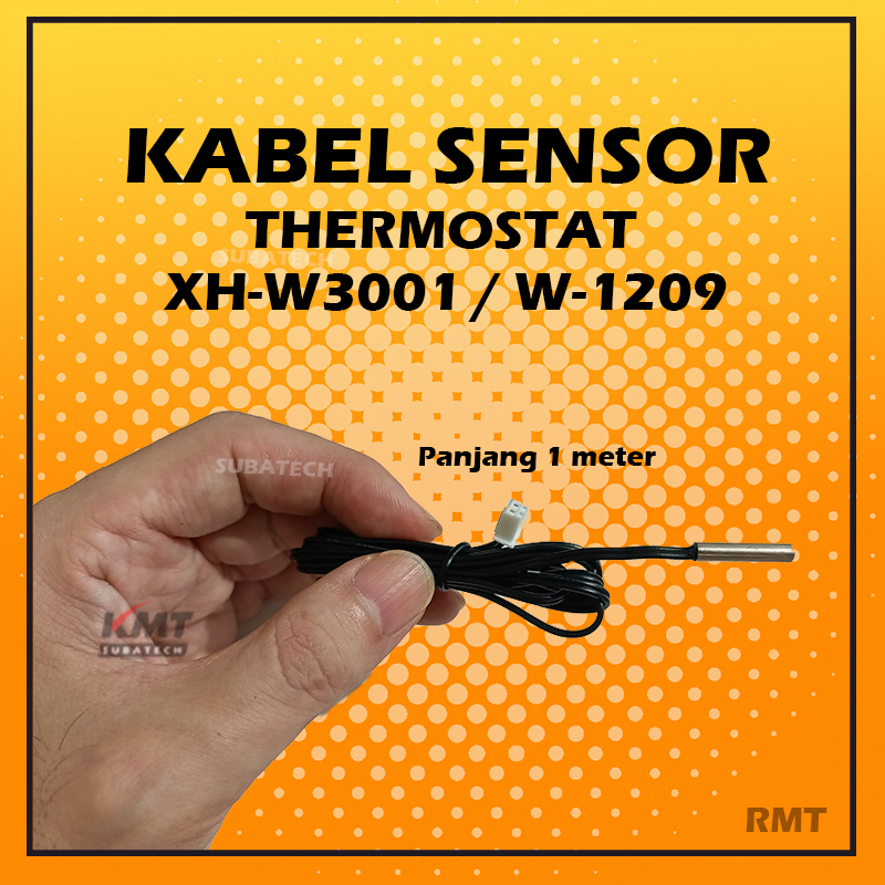Kabel Probe NTC Sensor Untuk Thermostat XH-W3001 STC-1000 Mesin Tetas Telur Full Otomatis RMT