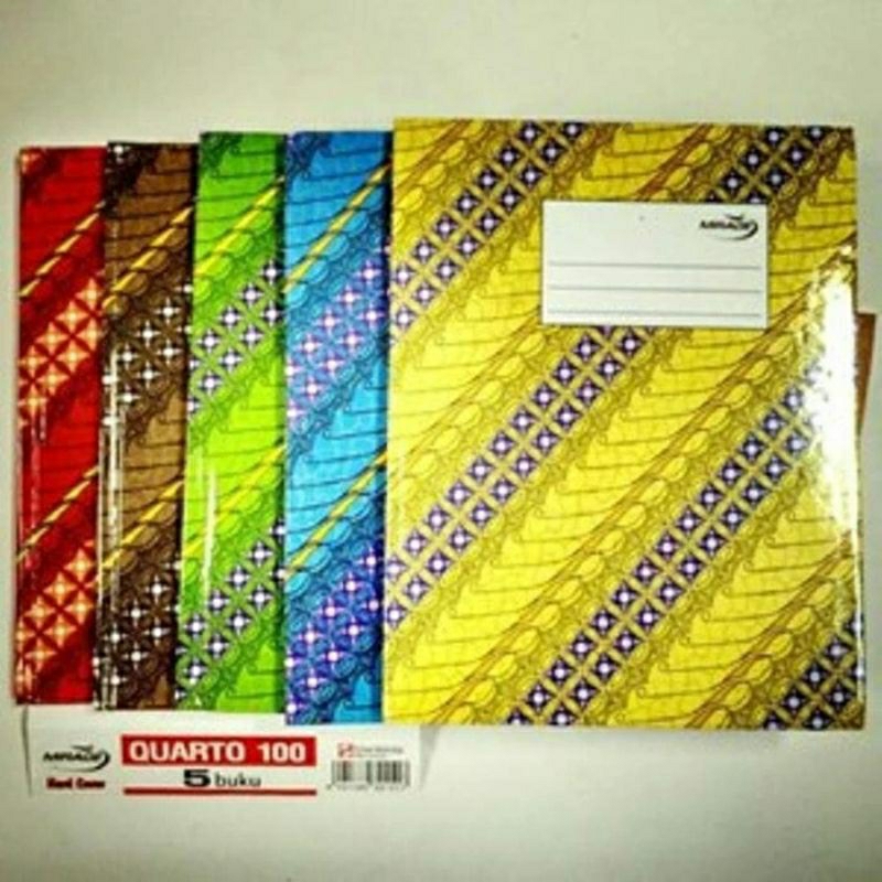 

BUKU kwarto HARDCOVER QUARTO 100 lembar 1pak 5 buku Hemat