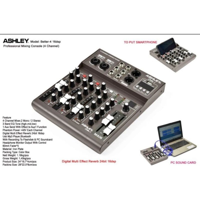 Mixer Audio Ashley Better4 Ashley