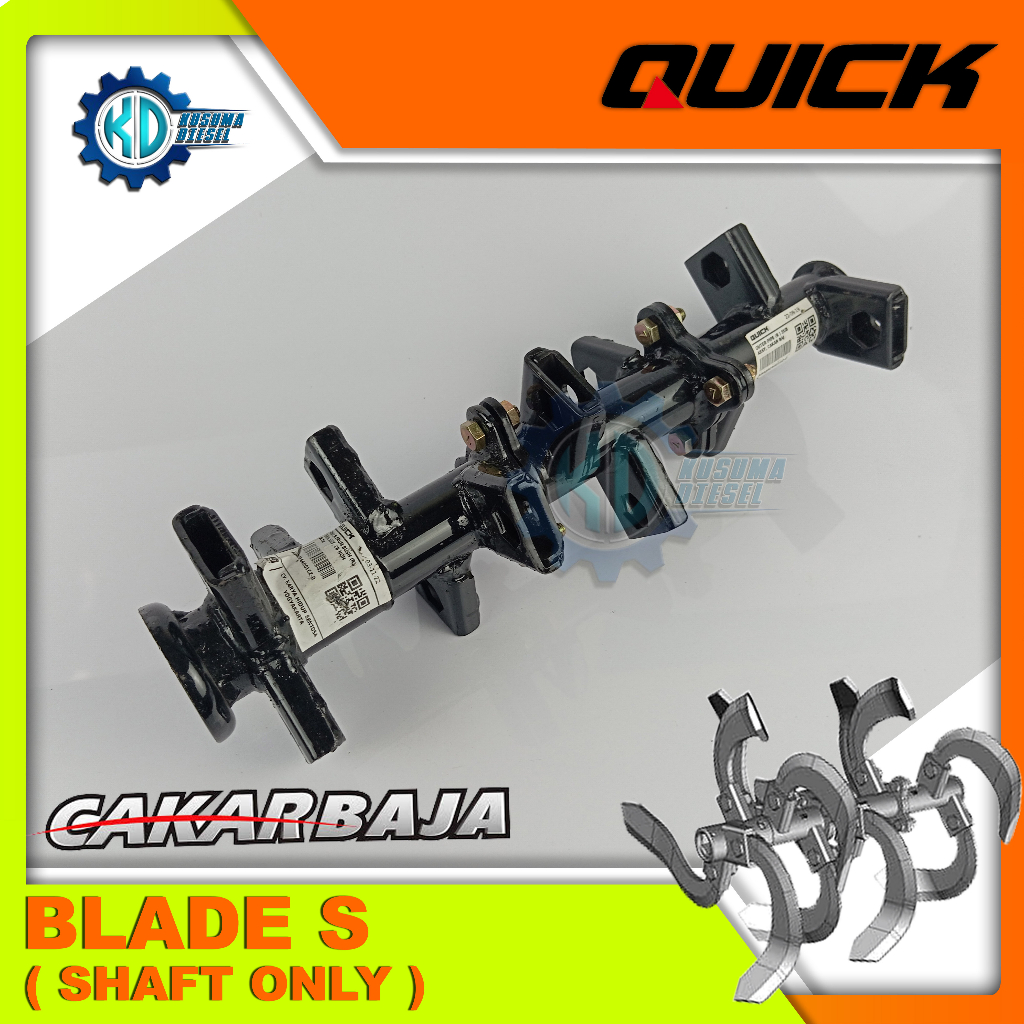 AS ROTARY MAIN BLADE S - CULTIVATOR QUICK CAKAR BAJA - KANAN SAJA - KIRI SAJA - SPAREPART - IMPLEMEN