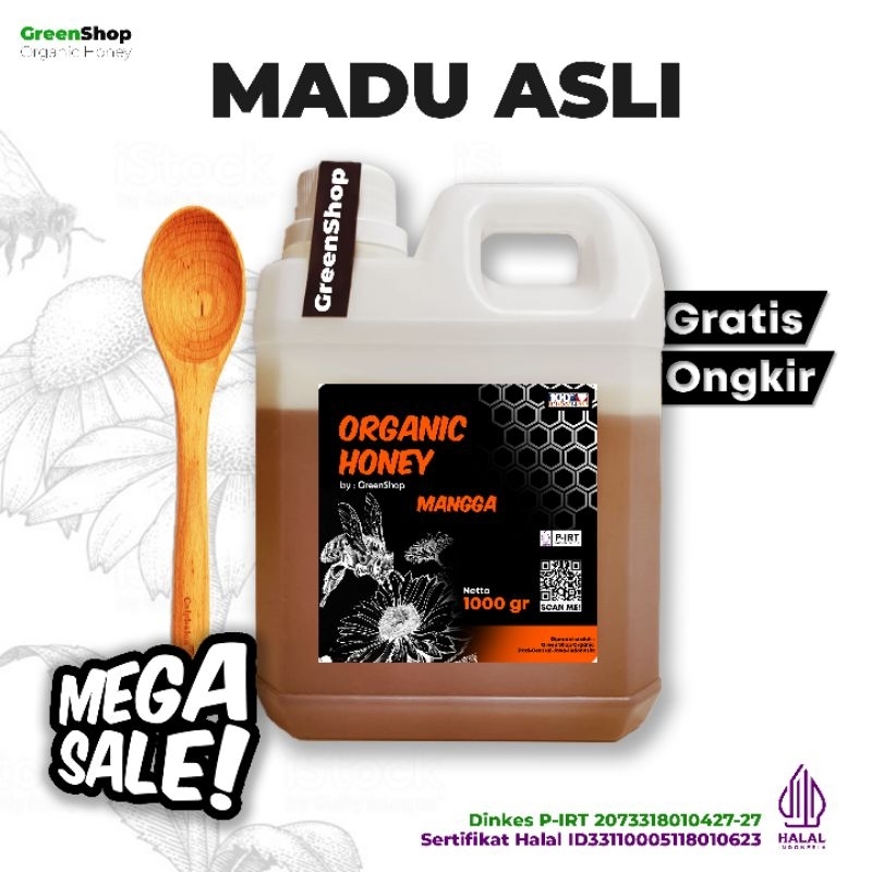 

Madu Nektar Bunga Mangga [ 1kg ] 100% Raw Honey ORGANIC