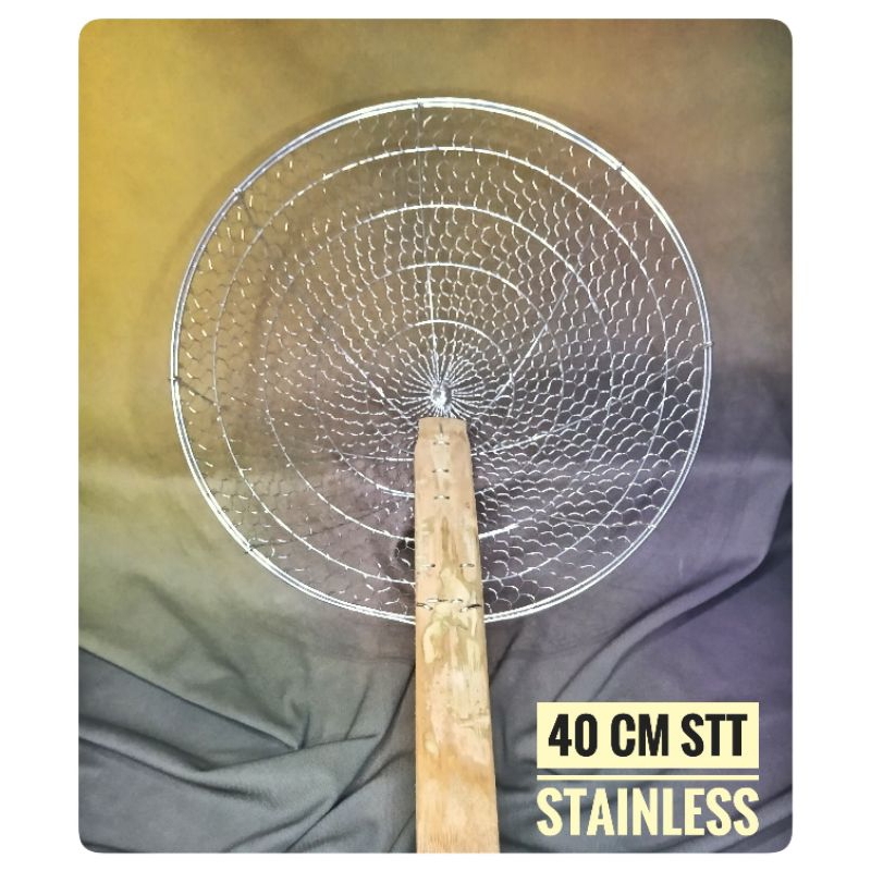 Serok Ukuran 40 cm STT STAINLESS..... serok mie, serok besar, serok kecil, serok penggorengan, serok