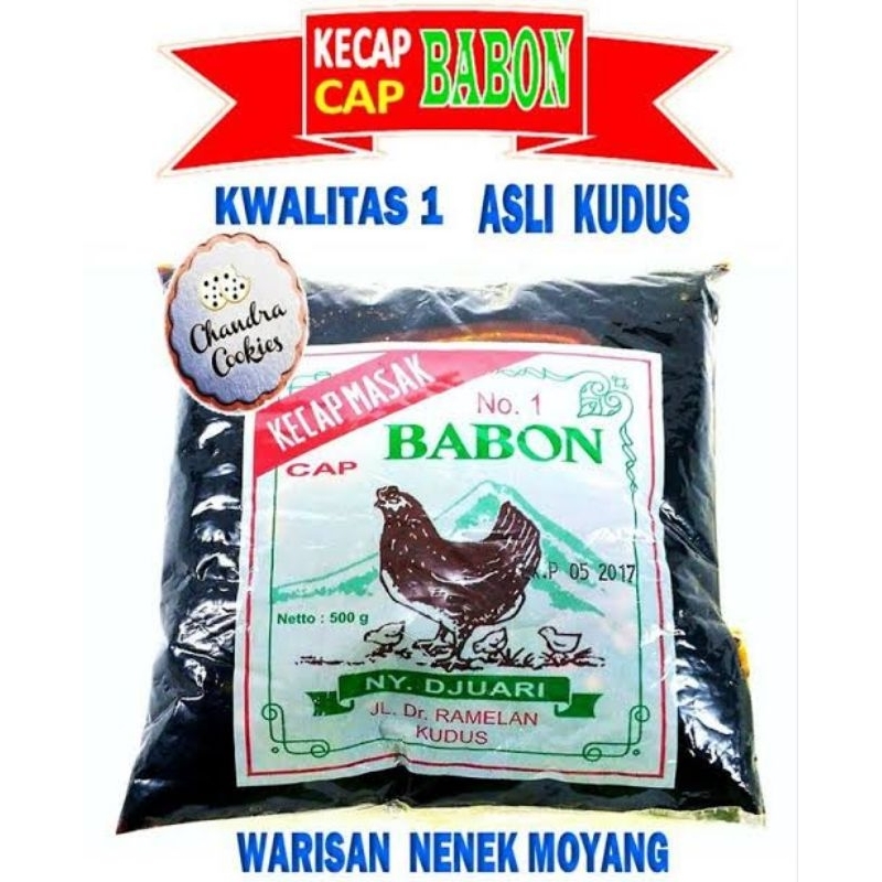 

[TERLARIS] KECAP BABON 500g KWALITAS 1 ASLI KUDUS JATENG