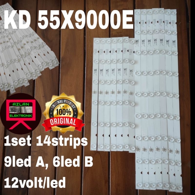 BACKLIGHT LED TV SONY KD 55X9000E 9+6LED 12VOLT