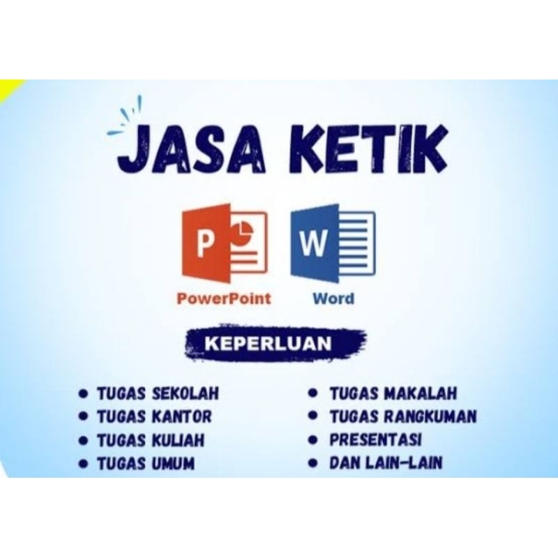 

Jasa Ketik