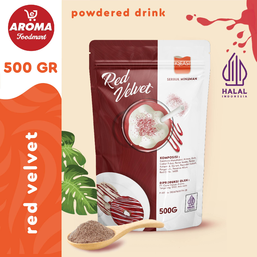 

Kreasi Bubuk Red Velvet Powder 500gr / Minuman Serbuk Red Velvet 500gr