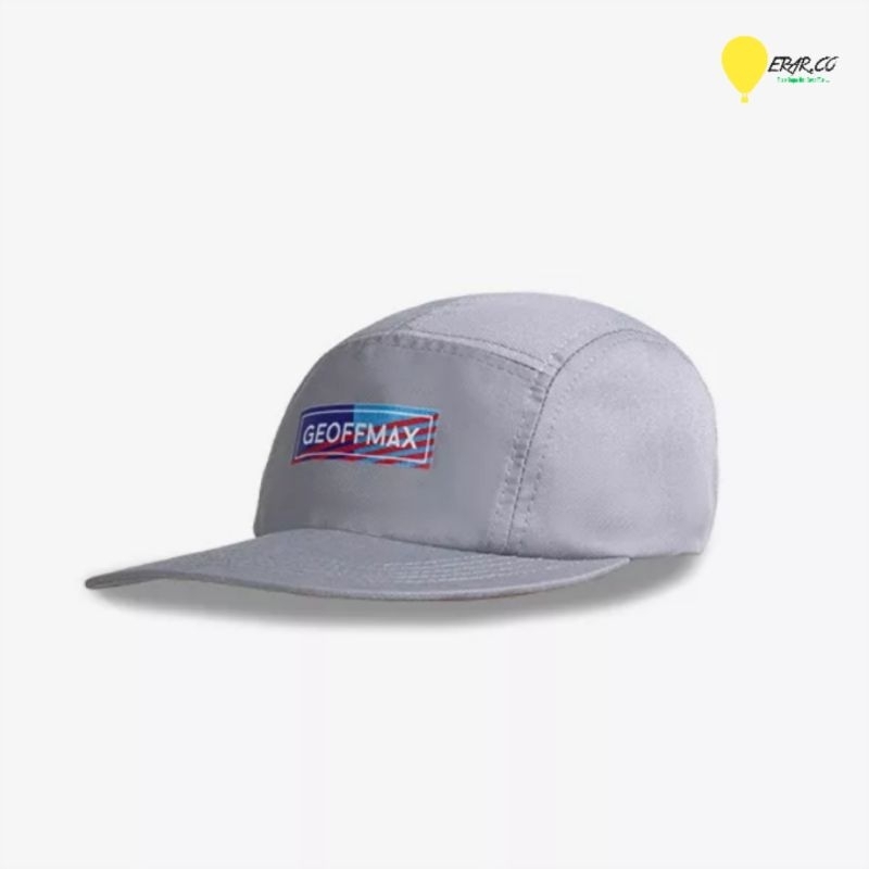 Geoff Max Official - Ambrosius Grey | Five Panel | Topi Pria