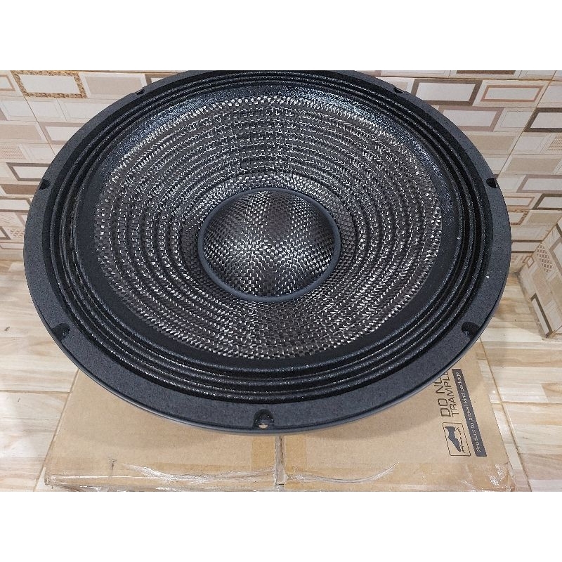 Terangshop17 Komponen Speaker Subwoofer 18 In Wisdom W450-33 Carbon / Wisdom W45033 Carbon