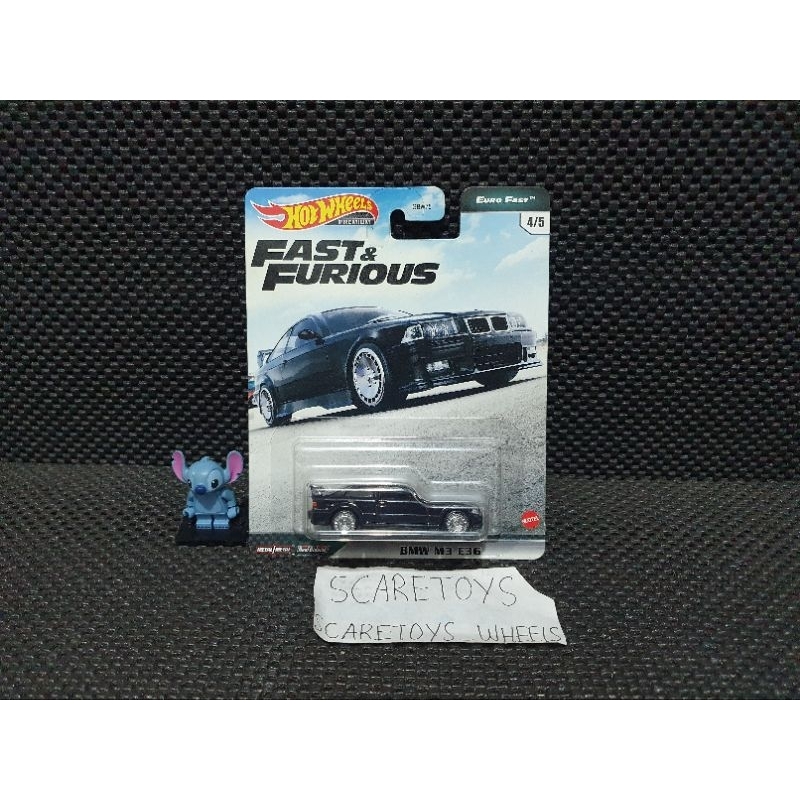 Hot wheels BMW M3 E36 Black Fast and Furious euro fast premium