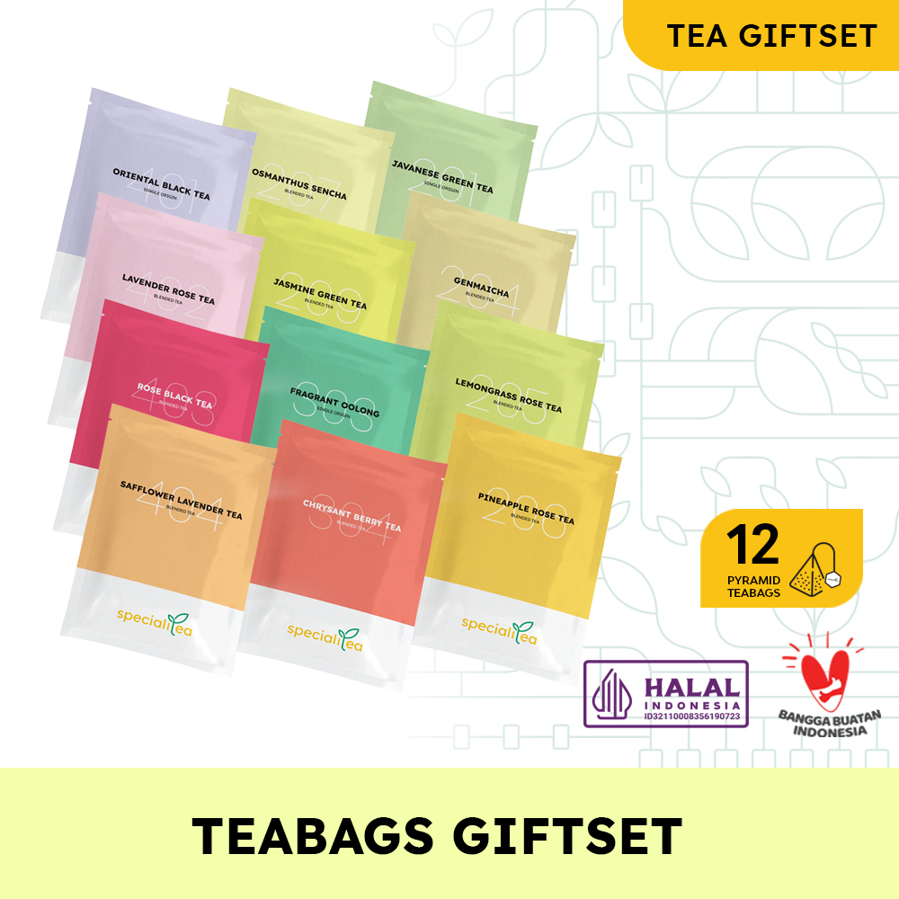 

Sachet with Teabag - Tea Gift Set - Specialitea - Indonesian Artisan Tea
