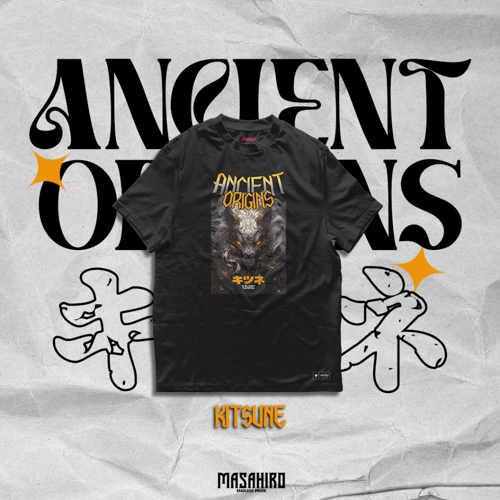 MASAHIRO CLOTH | KAOS / TSHIRT KITSUNE ANCIENT ORIGINS