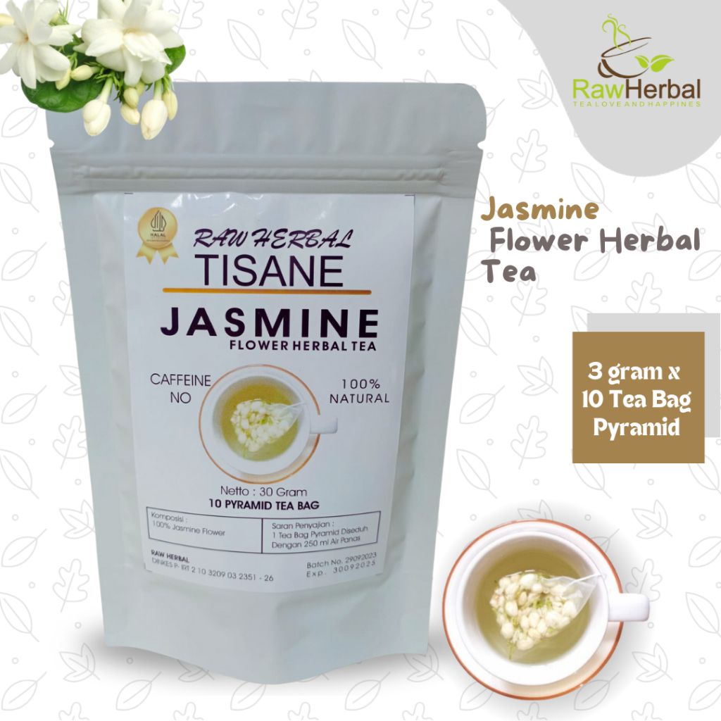 

Jasmine Flower Tea / Pyramid Tea Bag (3gr x 10 Tea Bag Pyramid)