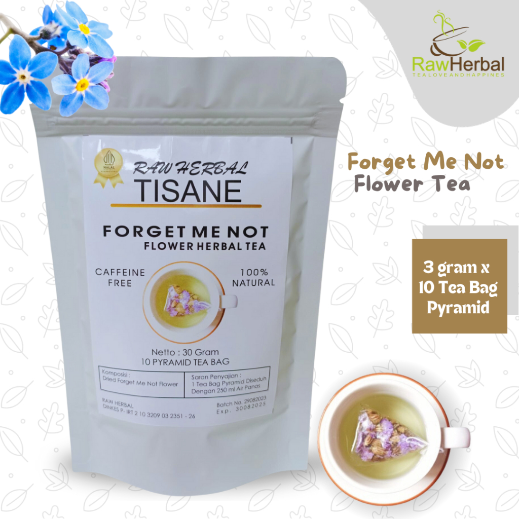

Forget Me Not Flower Tea / Tea Bag Pyramid (3gr x 10 Tea Bag Pyramid)