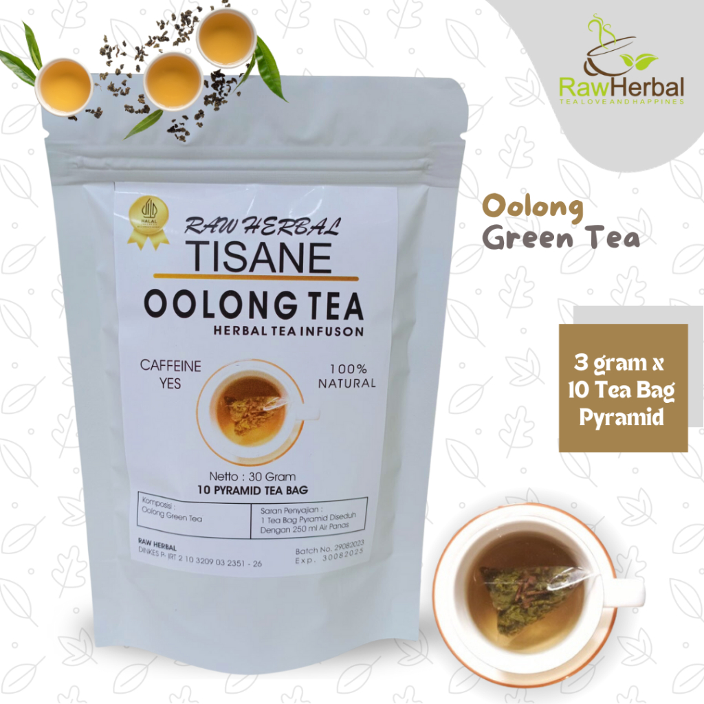 

Oolong Green Tea / Pyramid Tea Bag (3gr x 10 Tea Bag Pyramid)