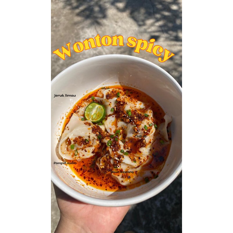 

Pangsit/Wonton Spicy