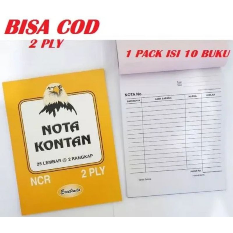 

nota kontan / nota jadi