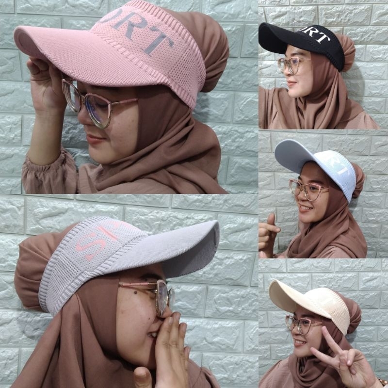 Topi jogging wanita | topi sport wanita | topi fashion wanita