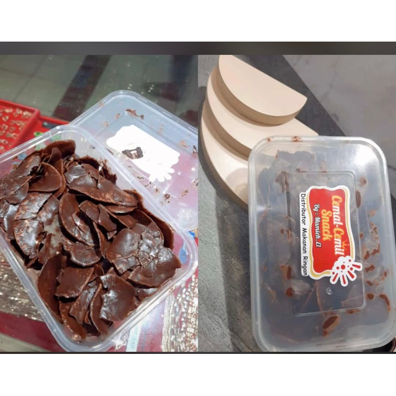 

keripik singkong coklat lumer