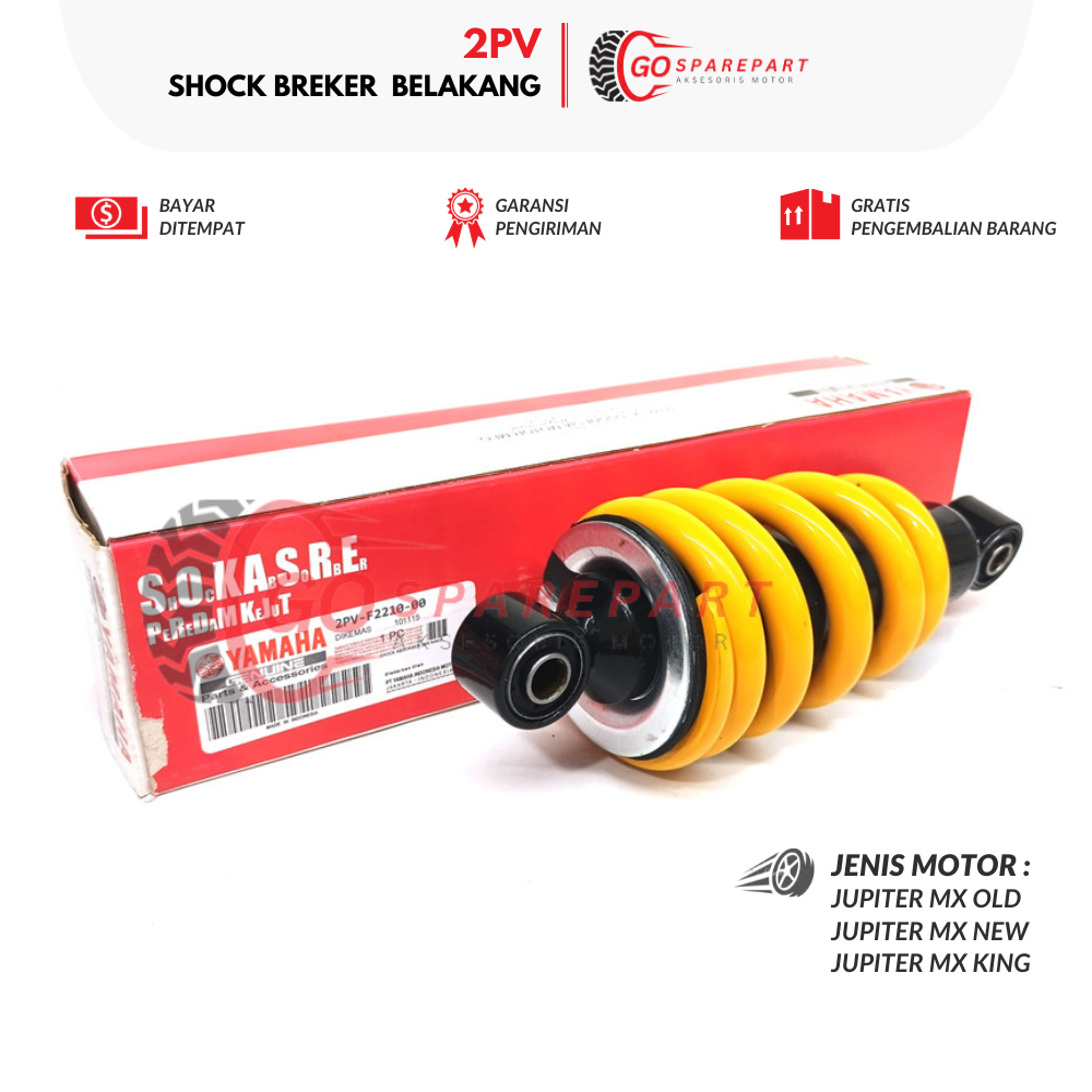(YAMAHA) SHOCK BREKER BELAKANG 2PV JUPITER MX OLD / JUPITER MX NEW / JUPITER MX KING / SHOCKBREAKER 