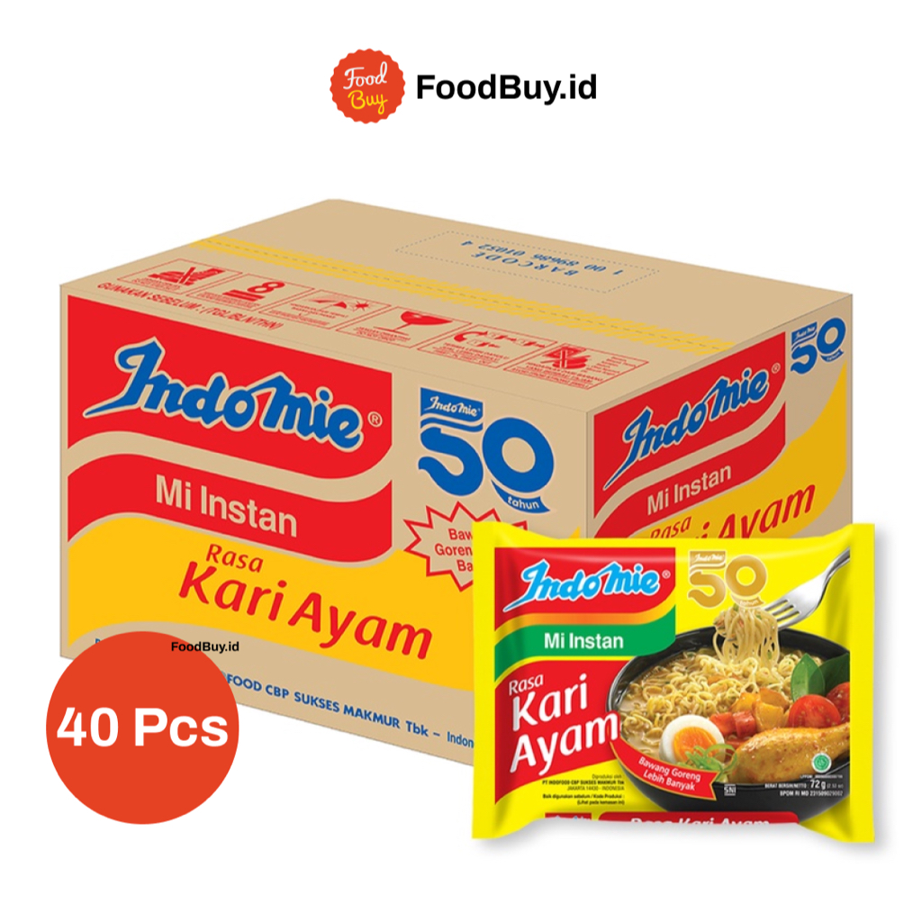 

Indomie Kari Ayam 1 Dus (40 pcs)