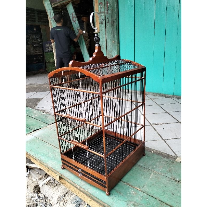 SANGKAR KANDANG REPLIKA COKLAT NO.2